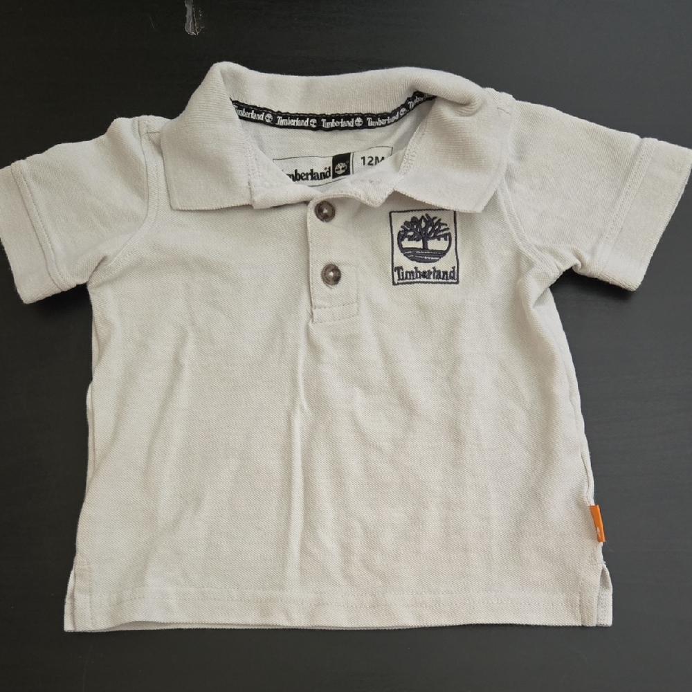 Timberland Kids Polo Shirt - Light Gray